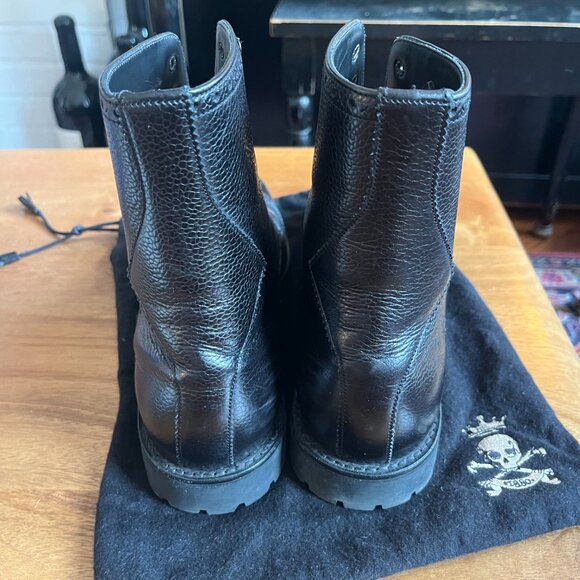 Barker Black Boulderson Boot – Black Pebble Grain – Vibram Sole – UK 9 / US 10 main image 6